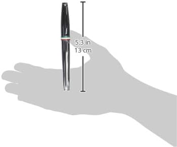 Monteverde USA Aldo Domani Italia Fountain Pen Mirror Chrome - Fine Nib - Luxury Writing Pen - Italian Design - JoWo Stainless Steel Nib - Smooth Ink Flow - Refillable - Gift Box Included