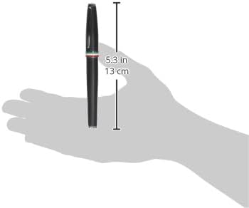Monteverde USA Aldo Domani Italia Fountain Pen Matte Black - Extra Fine Nib - Luxury Writing Pen - Italian Design - JoWo Stainless Steel Nib - Smooth Ink Flow - Refillable - Gift Box Included