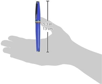 Monteverde USA Aldo Domani Italia Fountain Pen Exotic Blue - Flex Nib - Luxury Writing Pen - Italian Design - JoWo Stainless Steel Nib - Smooth Ink Flow - Refillable - Gift Box Included