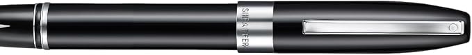 Sheaffer Legacy 9064 Fountain Pen, Fine Stainless Steel Inlaid Nib, Black Lacquer Finish with Chrome-Plated Trim, Includes Leather Pouch & Premium Gift Box