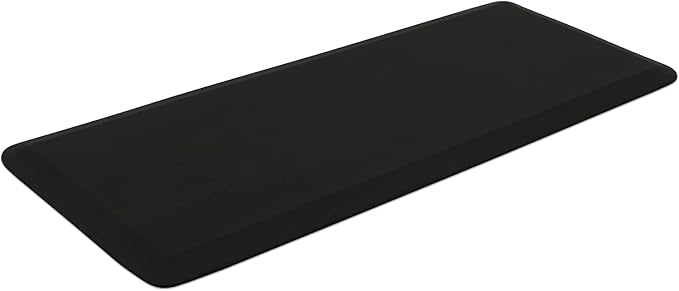 GelPro Professional Grade Anti-Fatigue Kitchen & Office Comfort Mat, 20x48, Midnight ¾ Bio-Foam Mat with Non-Slip Bottom for Health & Wellness