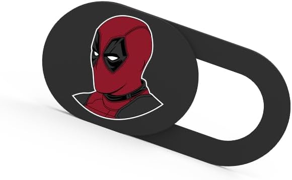 Ultra-Slim Laptop Camera Cover Slide | 0.03 Inch Thick | Upholds Digital Privacy | Compatible with Mobiles, Tablets, Desktops & Laptops (Super Hero Set 2-6 Pack)