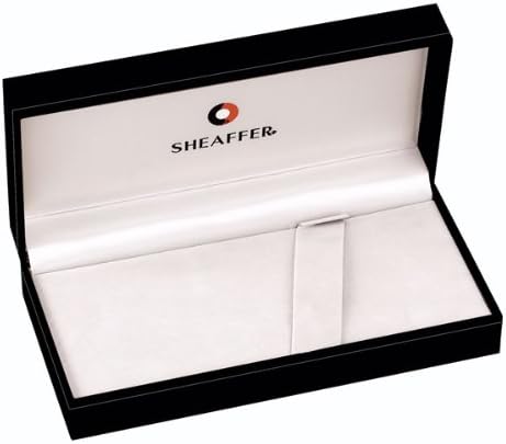 Sheaffer 300 Glossy Black Fountain Pen with Gold Tone Trim and Fine Nib