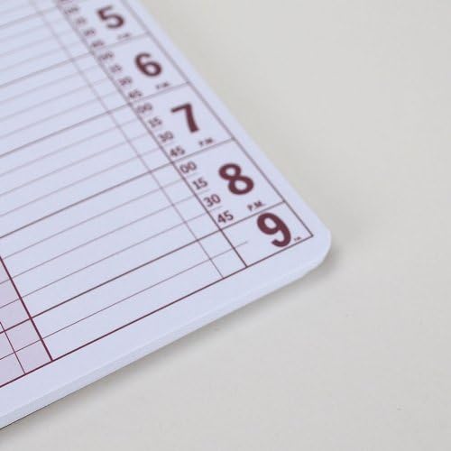 Portage Business Appointment Book and Daily Planner – Undated Appointment Book, Hourly Planner in 15 Minute Intervals, Durable With Extra Thick Cover, Spiral Bound With Rounded Pages – 41 x 35