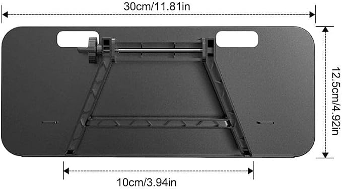 Bodur Top TV Monitor Shelf - Multifunctional Headboard Cable Box Holder , Ideal for Behind Computer, DVD Player and Television Screen Stand Mount with Shelves & Shield Pro Attachment