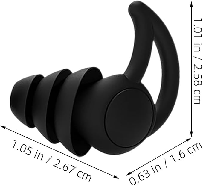 jojofuny 2pcs Noise Dampening Silicone and Work Noise Blocking Soft for Enhanced Focus and Relaxation Comfortable Reusable Hearing Protection for Study and Rest