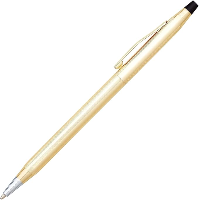 Cross Classic Century Refillable Ballpoint Pen, Medium Ballpen, Includes Luxury Gift Box - 10 Carat Gold