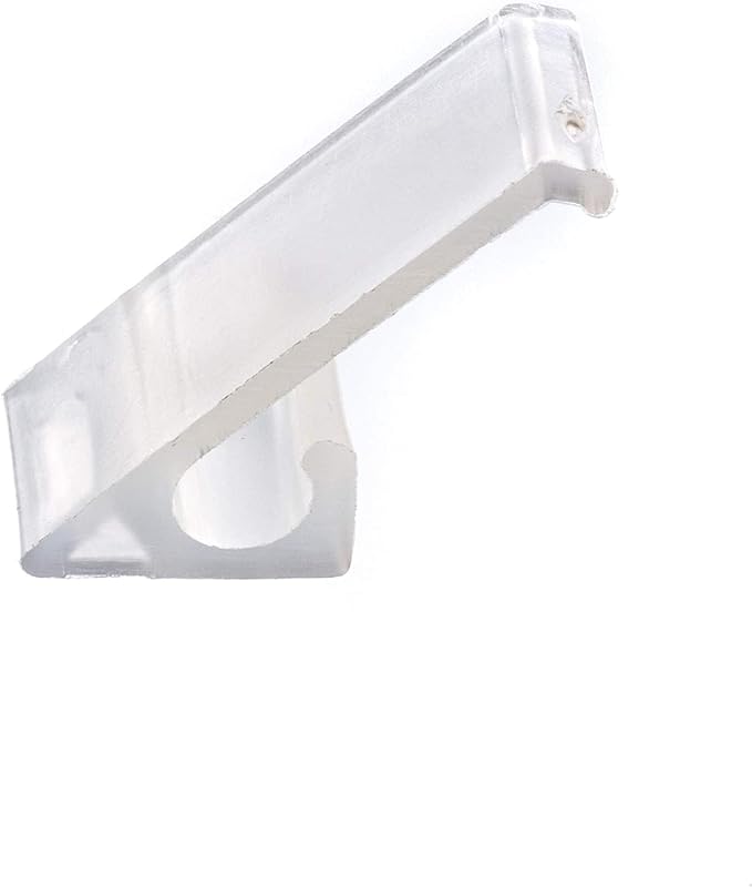 THE CIMPLE CO Coaxial Cable Clips for Vinyl Siding - | Indoor/Outdoor Wire Management Compatible with RG6 and RG59 Coax on Horizontal Siding - White, 100 PCS
