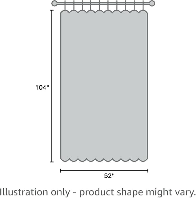 RYB HOME Soundproof Curtains Blackout - 3 Layers Light Block Noise Cancelling Thermal Insulated Curtains for Living Room Bedroom Room Divider, 52 inch Wide x 108 inch Long, Grey, 2 Panels