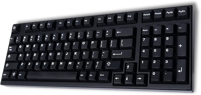 Black WOB Keycaps Doubleshot Cherry Profile 121 Keys Custom Minimalist Keycaps Set for 60% 65% 70% 75% 100% Cherry MX Gateron Kailh Switches Mechanical Keyboards