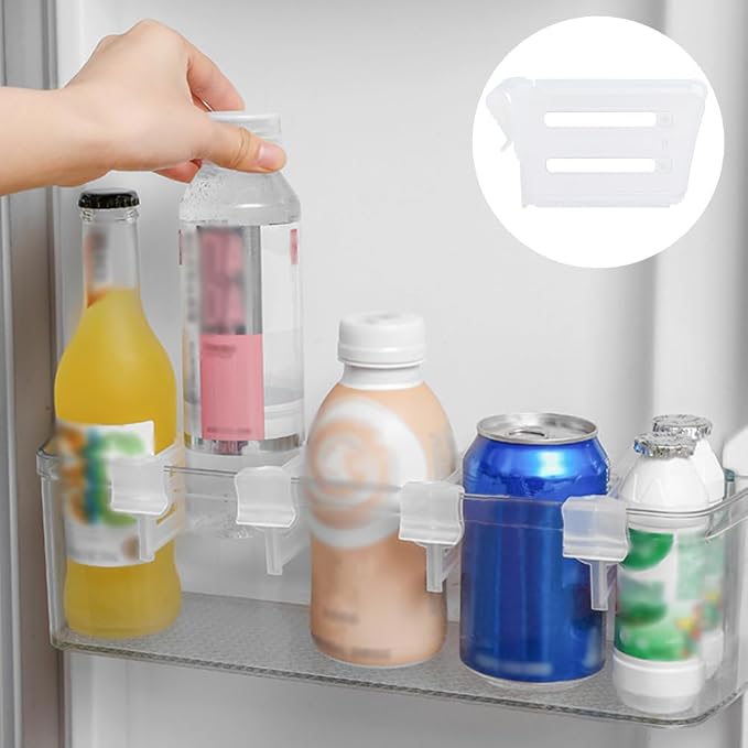 20 Pack Refrigerator Door Shelf Dividers Organizer Adjustable Separators for Home Kitchen Office Supplie
