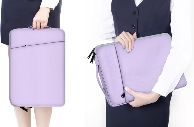 Laptop Sleeve 14 Inch Laptop Case Computer Bag for 15 inch New MacBook Air M4 A3241 M3 A3114 M2 A2941 2025-2023, Purple