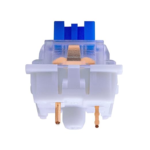 OUTEMU Switches, 3-Pin Hot Swappable - Cherry MX Equivalent DIY Replacement Pack for Mechanical Gaming Keyboards-Parent (Blue, 90 Pcs)