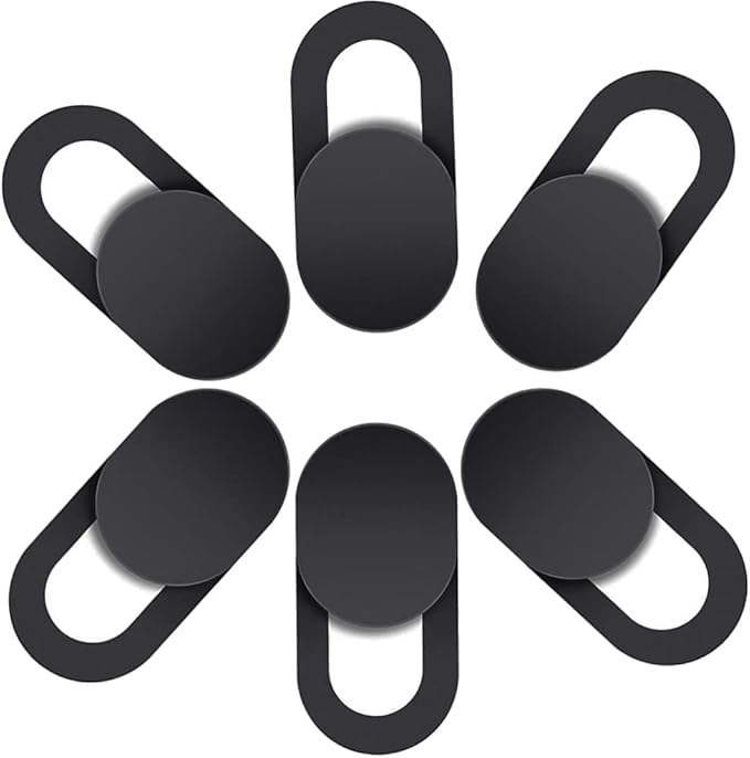 50Pcs Computer Camera Cover Slider, Webcam Cover Blocker Slider Slim 0.027 inch for MacBook Pro/iMac/Laptop/PC/iPad Pro (Black)