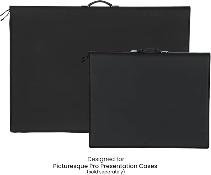 Picturesque Pro Presentation Refill Book 18x24 - Art Portfolio Folder for Artwork, Archival Storage Solution, Strong Spiral Bound Format w/ 20 Crystal Clear Pages and Acid-Free Divider Sheets