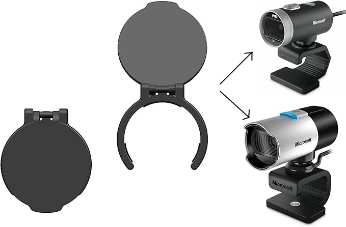 Webcam Privacy Shutter Protects Lens Cap Hood Cover for Microsoft LifeCam Studio for Business/Microsoft LifeCam Studio 1080p HD Webcam by LZYDD