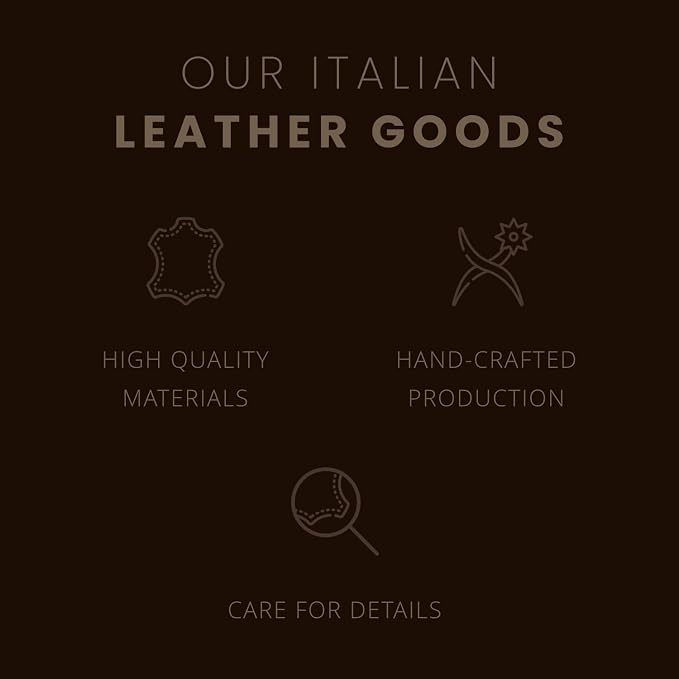 Premium Maruse Leather Portfolio Padfolio - Executive Folio for Men and Women with Zipper, Folio Document Organizer, Laptop Sleeve, iPad Case and Folder - Made in Italy, Black