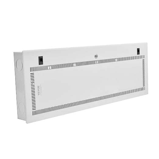 VEVOR Media Enclosure, 42-Inch, Structured Media Center with Vented Hinged Door, Cable Management Box, Structured Wiring Multi-Media Cabinet, Recessed Electrical Media Box, for Network Distribution