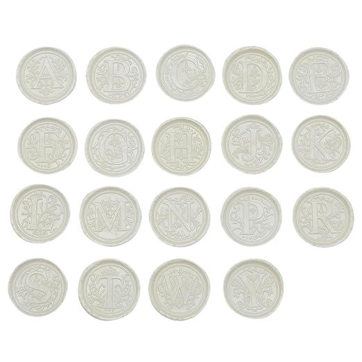 Initial Alphabet Wax Seal Stamp Kit, Retro Letter C Sealing Stamp with 150Pcs Sealing Wax Beads Spoon Pen Set for Wedding Invitations Cards Envelopes (C)