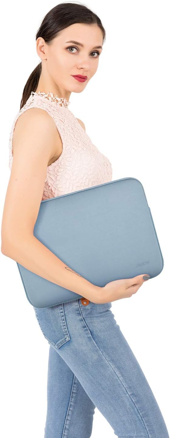 MOSISO Laptop Case 13 inch, 13 inch Laptop Sleeve Bag Compatible with MacBook Neo/Air M5 M4 M3 M2 M1 2026-2018 / Pro M2 M1 2026-2016, Neoprene Computer Sleeve Bag with Small Case, Airy Blue