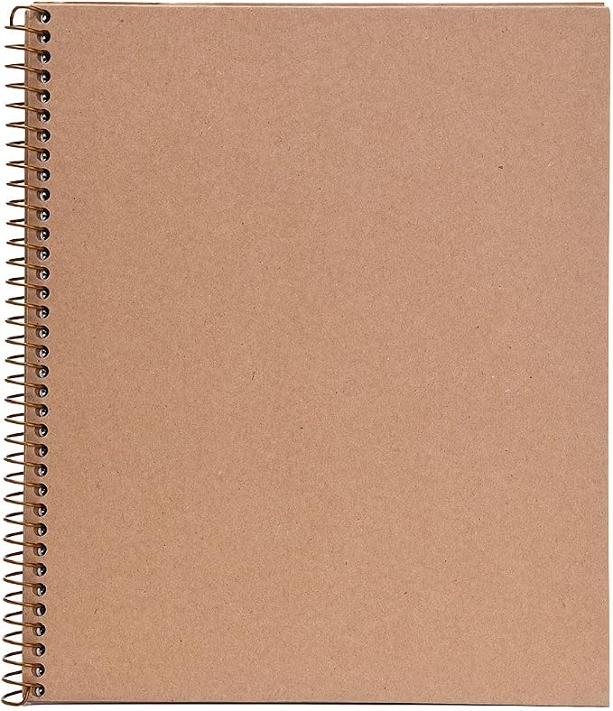 Mintra 100% Recycled Notebooks (Letter Size (8.5in x 11in), Solid Set 3pk)
