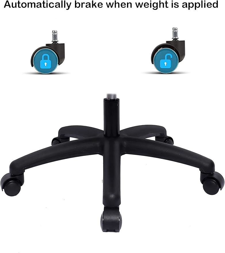 FSS Series Square seat (19"-27") seat Height Chair. Vinyl-for Office, Garage, Desk, Shop, Computer, Doctor, Medical, Easy to Clean! NO Footring (Aqua, Medium, Self Braking Casters)