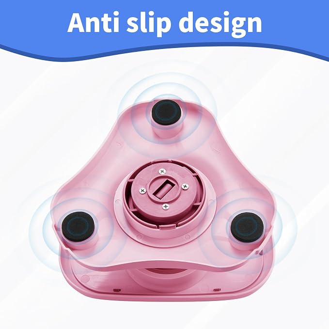 Foot Rest Under Desk ,Ergonomic Foot Stool Under Office Desk - Rocking for Fidgeters,Effectively Relaxes The Leg Muscles,Detachable and Easy to Assemble,2 Pieces Pink