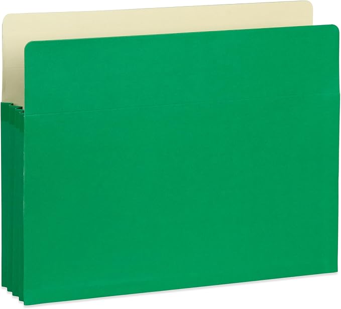 Blue Summit 10 Expanding File Pockets, Accordion File Folders Letter Size, 3.5” Expandable Pockets, Assorted Colors (Pack of 2)