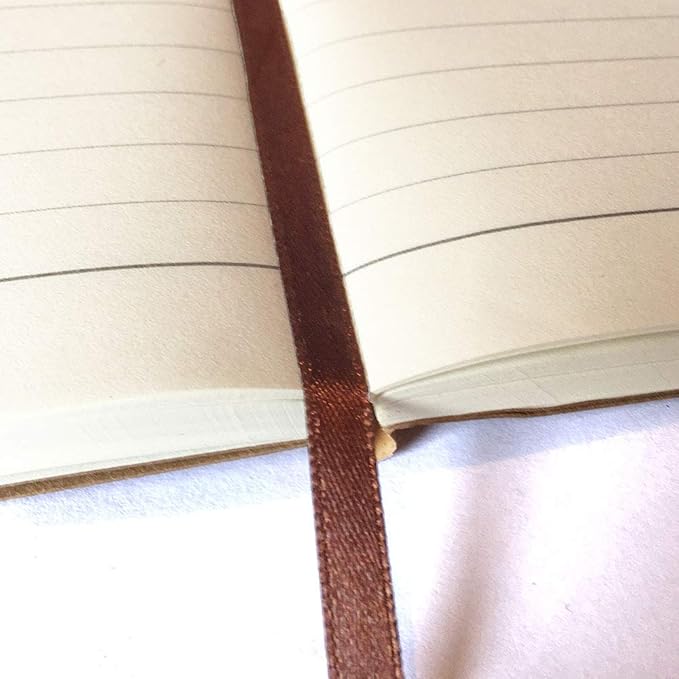Sovereign-Gear Lined Paper Refill Notebooks Refillable Leather Journal – Eco Friendly Acid-Free & Tree-Free Recycled Sheets A5 Ruled Notepad 8.25 x 5.75” with 240 Soft Pages and Bookmark