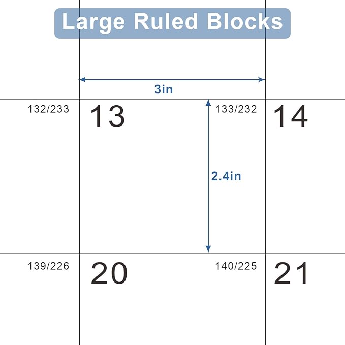 Desk Calendar 2026-2027, KOPEESY 22" x 17" Large Desk Calendar, 18 Mouths From March 2026 to August 2027, Desktop Calendar with Notes and Thick Paper for Home, Office and School