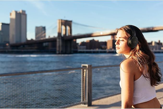 JBL Tune 760NC Wireless Noise Cancelling Over-Ear Bluetooth Headphones - Black (Renewed)