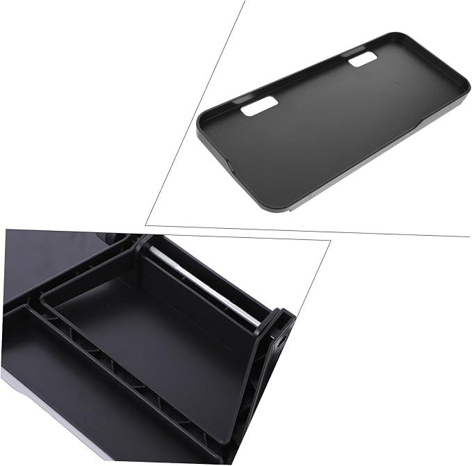 Vaguelly Screen Top Storage Shelf Non- Desk Monitor Stand Space-saving Office Shelf Organizer for Media Devices Installation Design