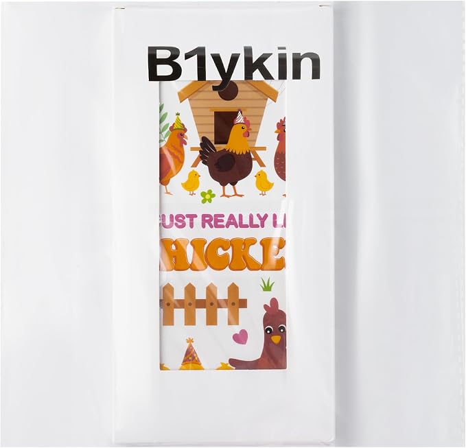 B1ykin Cute Sticky Notes Set - I Just Really Like Chicken Self-Stick Notes Pad, 550 Sheets Writing Memo Pages Sticky Notepad for Teacher Appreciation Gifts, School Office Supplies (Chicken)