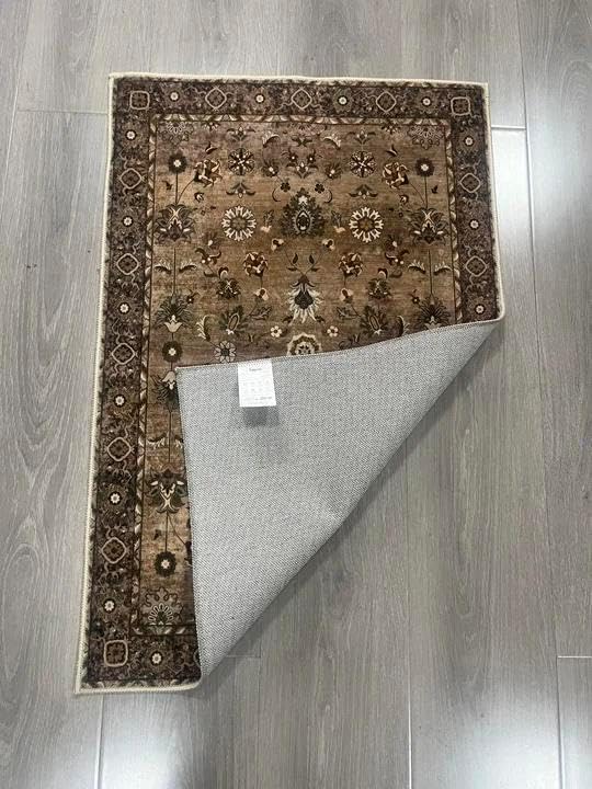 Tangsoo Vintage Brown 2x3 Washable Rugs for Entryway, Small Area Boho Non-Slip Front Door Rug, Farmhouse Accent Rug Doormat, Soft Low Pile Rugs for Indoor Entrance Entry Kitchen Bedroom Home Decor