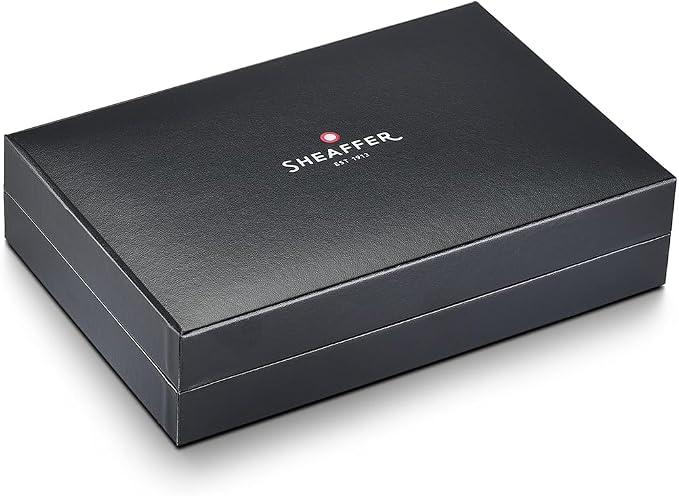 Sheaffer Legacy 9064 Rollerball Pen, Glossy Black Finish with Chrome-Plated Trim, Medium Point, Includes Leather Pouch & Premium Gift Box, Luxury Writing Instrument