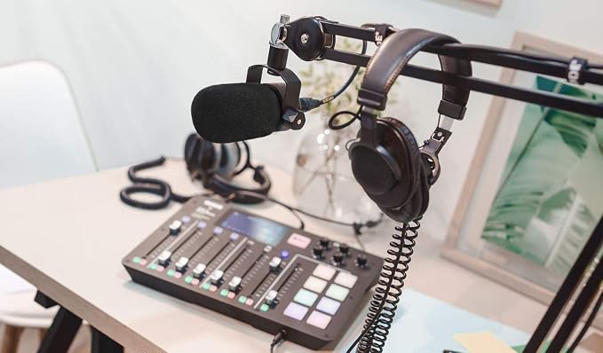 PodMic Pop Filter Foam Cover - Mic Windscreen Wind Cover Customized for Rode PodMic USB Versatile Dynamic Broadcast Microphone to Blocks Out Plosives