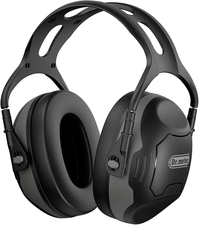 Noise Reduction Ear Muffs, Ear Protection Noise Cancelling Headphones for Adults, Kids Autism Sensory, NRR28dB Hearing Protection Earmuffs for Shooting Gun Range, Mowing, Concerts