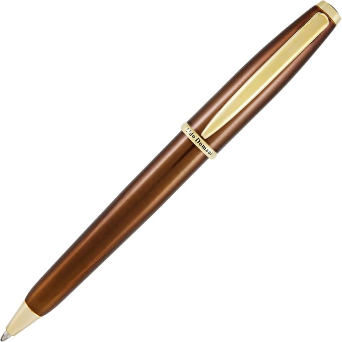 Monteverde USA Aldo Domani Ballpoint Pen - Brown, Elegant Italian Design, Smooth Writing Experience
