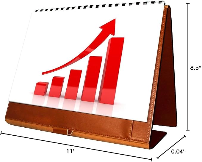 GALLAWAY LEATHER Padfolio Folder – Slim Portfolio Organizer Holder for Letter Legal A4 Note Pads Notebooks for Men and Women Refillable Business Leather Folio Binder, Brown