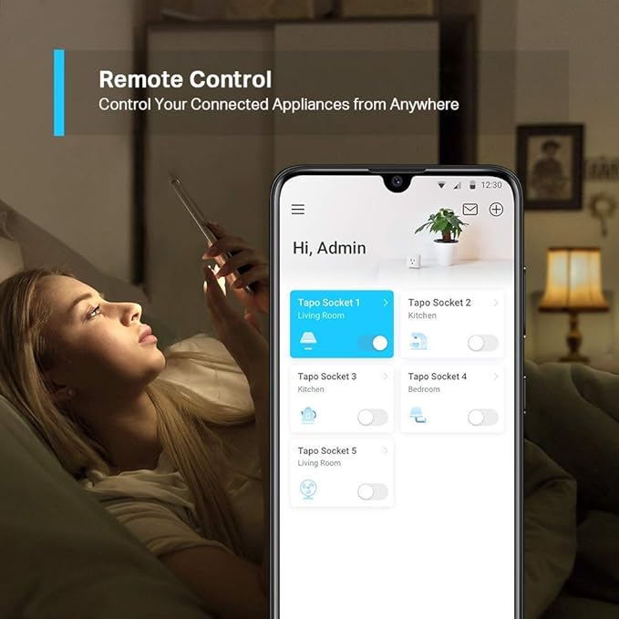 TP-Link Tapo Smart Plug Mini, Smart Home Wifi outlet works with Alexa & Google Home, No Hub Required, Remote Control Your Home Appliances from Anywhere (P100 2-pack), White (Tapo P100 2-pack)
