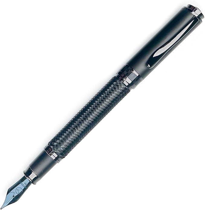 Monteverde Innova Formula M Fountain Pen, Black - Stub Nib, Luxury Pen with Durable PVD Coating, Refillable, JoWo Stainless Steel Nib, Premium Gift Box
