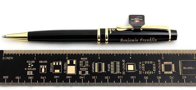 Free Engraving - Personalized Roller Ballpen, Ballpoint pen, Ball pen, Refillable Pens, Retractable Medium Point Black Ink, Custom Gifts for Men, Women, Classy Gift Box