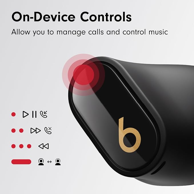 Beats Studio Buds + with Apple 20W USB-C Power Adapter - Black/Gold
