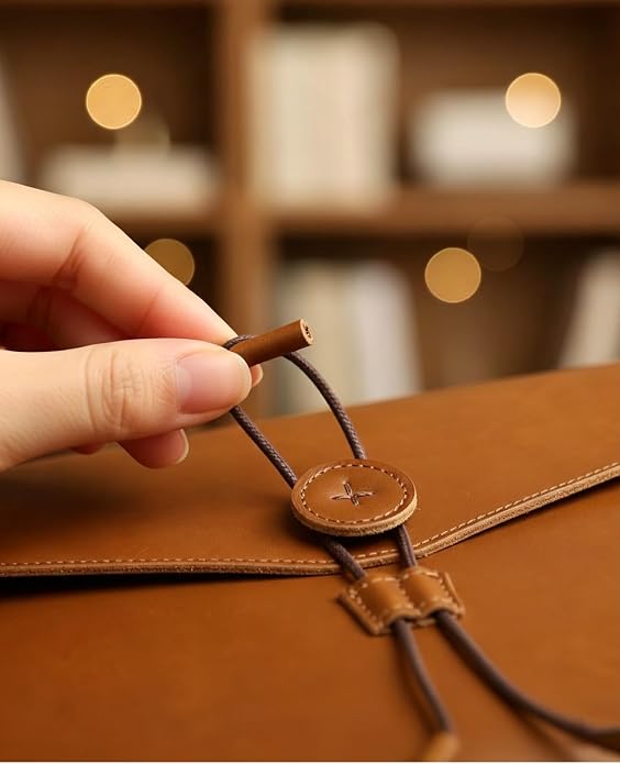 Carrier Bag Case Genuine Leather Portfolio Folder Document Organizer Laptop & Tablet,Folio Case for Men & Women