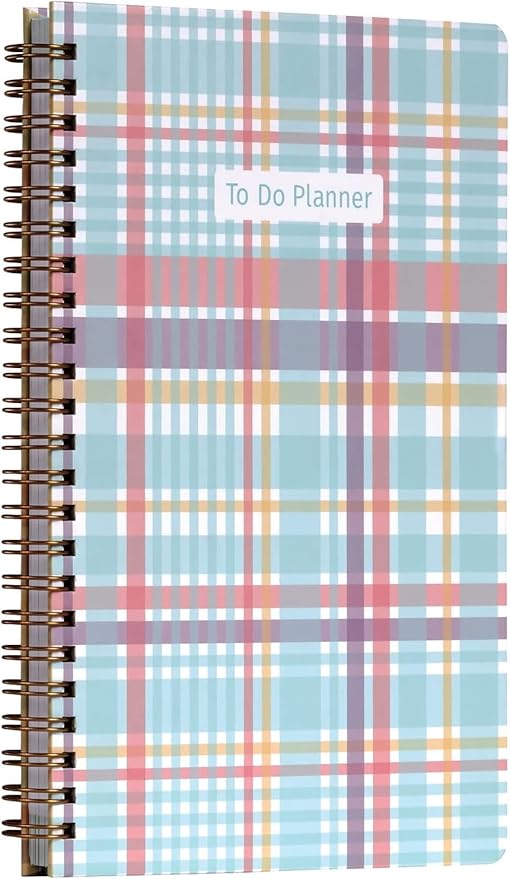 Oxford To Do Planner; Undated Daily Planner for School/Work & Life; Hardcover Spiral Notebook; Goal Setting & Planning; 180 Pages, 5.5” x 8.5” (90992)