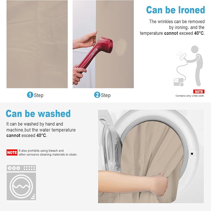 Beige Backdrop for Photoshoot, Professional Photo Backdrop Background Curtain for Product Photography, Portraits, Wedding, Party, Live Streaming Video Recording 5X7 FT