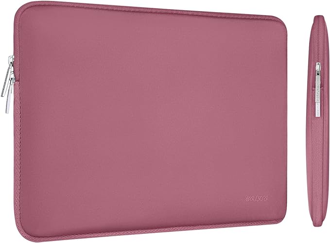 MOSISO Laptop Case 13 inch, 13 inch Laptop Sleeve Bag Compatible with MacBook Neo/Air M5 M4 M3 M2 M1 2026-2018 / Pro M2 M1 2026-2016, Neoprene Computer Sleeve Bag with Small Case, Dusty Rose