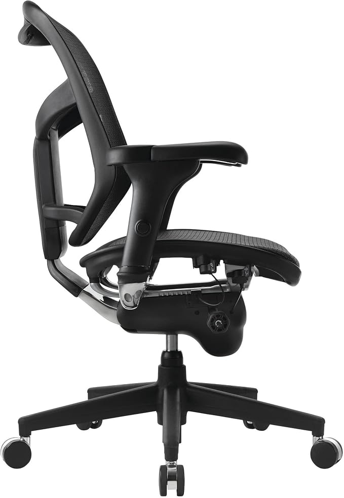 WorkPro® Quantum 9000 Series Ergonomic Mid-Back Mesh/Mesh Chair, Black
