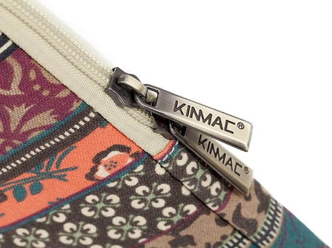 Kinmac 360° Protective Vertical Laptop Sleeve Case Cover Bag with Pocket for MacBook Air 15 inch and 15 inch-15.6 inch HP Lenovo Dell ASUS Acer Laptop Computer (New Bohemian)