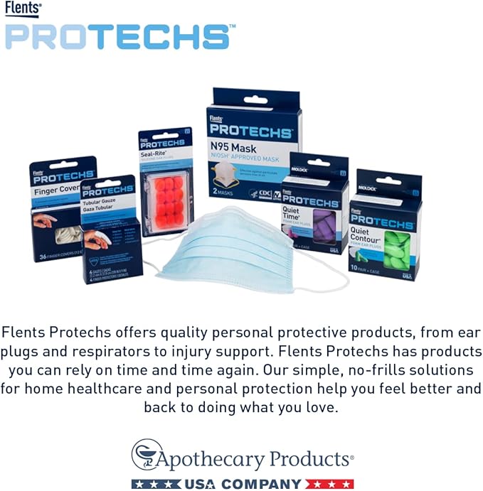 Flents Protechs Seal-Rite Silicone Moldable Ear Plugs for Pool, Ocean, Water, Sports, Pink, 6 Pairs, Made in the USA